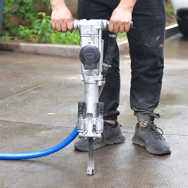 Taladro neumático de mano para minería de piedra