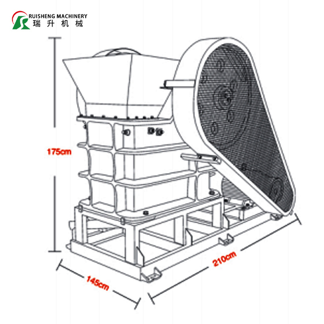 pequeña máquina trituradora de piedra