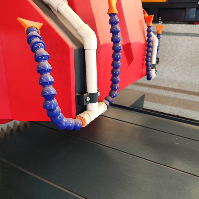 Ruisheng Machinery Software de programa de Italia Máquina de aserrar puente CNC de 5 ejes Cortador de azulejos Corte de piedra para mármol, cuarzo, granito