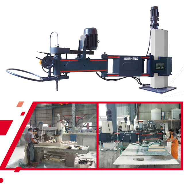 Ruisheng Pulidora de piedra manual Máquina pulidora de piedra para mármol granito 2500 mm