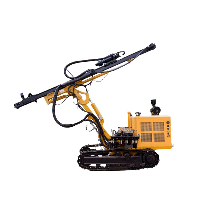 Equipo de perforación de fondo de pozo montado sobre orugas
